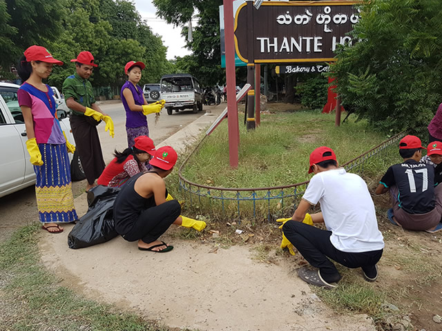 Community work by Sanon students