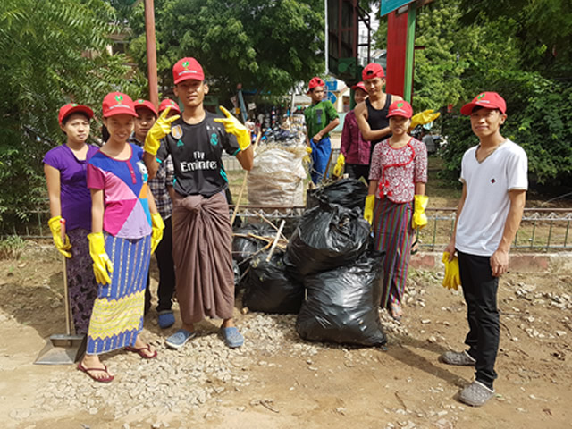 Community work by Sanon students