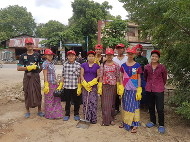 Community work by Sanon students