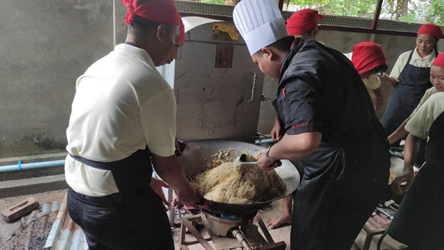 Community work by Sanon students