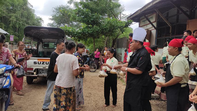 Community work by Sanon students