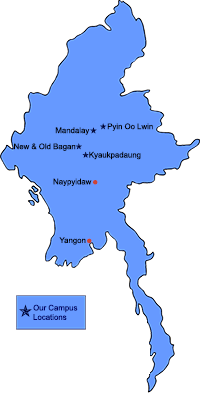 Location Map of Campuses