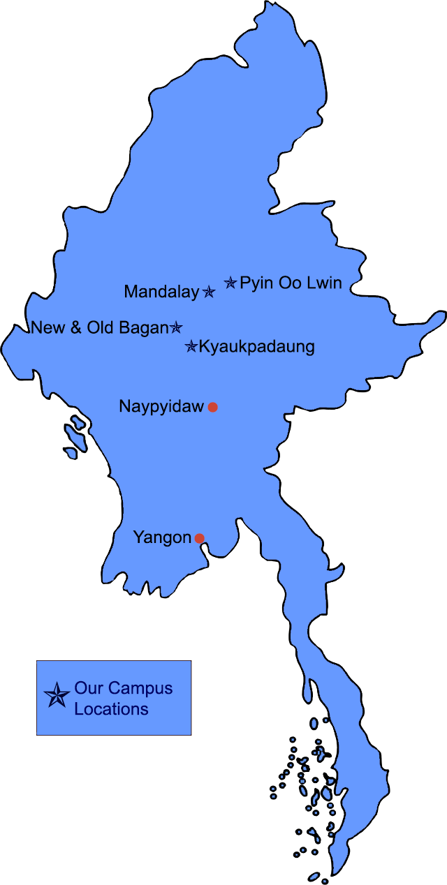Location Map of our Campuses